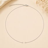 Slim Link Silver Copper Necklace Chain For Women