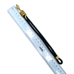 Black Silver Stainless Steel Anti Tarnish Leather Bracelet For Men