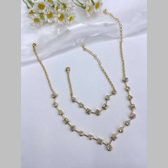 Geometric Solitaire Cubic Zirconia 18K Gold Anti Tarnish Bracelet For Women