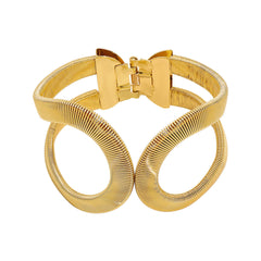 Infinity 18K Gold Openable Kada Bracelet For Women