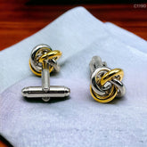 Knott Silver Knot Cufflinks In Box Group2