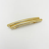 Dual Layer 18K Gold Anti Tarnish Barrette Clip Hair Accessories For Girl Women