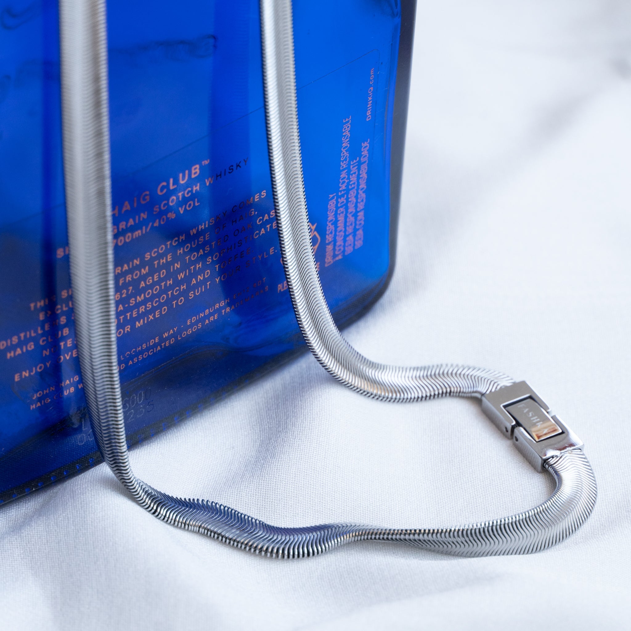 Snake Black Stainless Steel Anti Tarnish Chain For Women