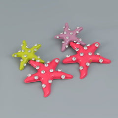 Big Star Cubic Zirconia Enamel Pink Multicolour Silver Alloy Dangler Earring For Women Group6