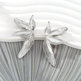 Leaf Silver Stud Earring For Women