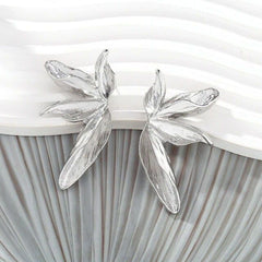 Leaf Silver Stud Earring For Women