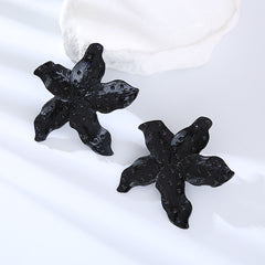 Star Fish Enamel Green 18K Gold Stud Earring For Women Group6