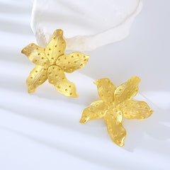Star Fish Enamel Green 18K Gold Stud Earring For Women Group6