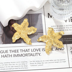 Star Fish Enamel Green 18K Gold Stud Earring For Women Group6