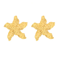 Star Fish Enamel Green 18K Gold Stud Earring For Women Group6