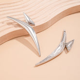 Pointy 18K Gold Anti Tarnish Stud Earring For Women