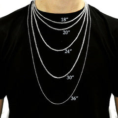 Stainless Steel Classic Gold Plated Slim Solid Curb Chain For Men 21"