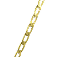 316L Stainless Steel Gold Plated Tapered Curb Chain For Men