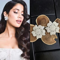 Flower Silver Cubic Zirconia Rhinestone Stud Earring For Women Group5