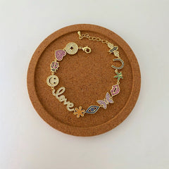 Heart Evil Eye Horse Shoe 18K Gold Cubic Zirconia Necklace for Women