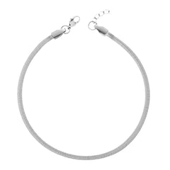 18K Gold Stainless Steel Anti Tarnish Snake Slim Chain Anklet