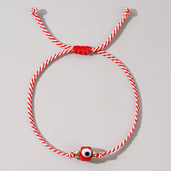 Multi Color Evil Eye Sqaure Beads Bracelet Wrist Wear For Women