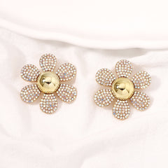 Rainbow Pearl Multi Gemstone 18K Gold Plated Stud Anti Tarnish Earring For Women Group5