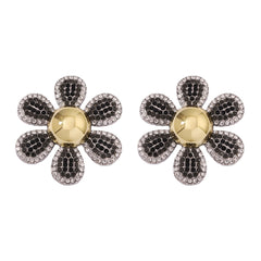 Rainbow Pearl Multi Gemstone 18K Gold Plated Stud Anti Tarnish Earring For Women Group5