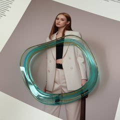 Wave Acrylic Multicolour Bangle Bracelet Kada For Women