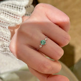 Multi Color Links Gold Silver Cubic Zirconia Copper Adjustable Ring