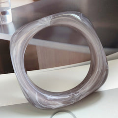 Glossy Geometric Multicolour Acrylic Kada Bangle Bracelet For Women