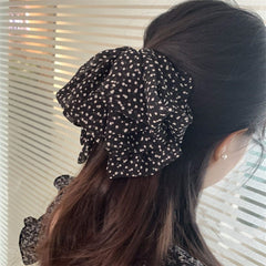 Black White Dots Cloth Hire Band Hair Accessories For Girl Women