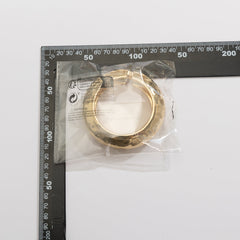 Beaten Finish 18K Gold Silver Anti Tarnish Kada Bangle Bracelet For Women