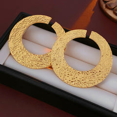 Flower Enamel 18K Gold White Anti Tarnish Stud Earring For Women