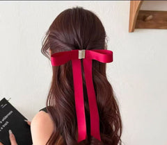 Multi Color Magnetic Bow Gold Plated Plain Hair Accessories For Women