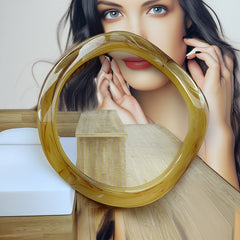 Wave Acrylic Multicolour Bangle Bracelet Kada For Women