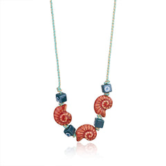 Ocean Shell Flower Evil Eye Beads Multi Thread Necklace For Women
