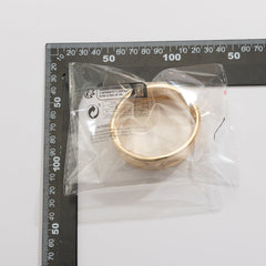 Beaten Finish 18K Gold Silver Anti Tarnish Kada Bangle Bracelet For Women