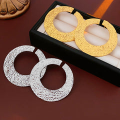 Flower Enamel 18K Gold White Anti Tarnish Stud Earring For Women