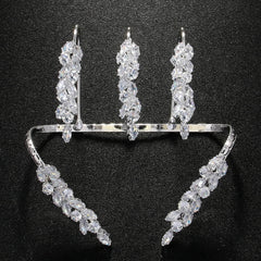 Leaf Silver Solitaire Anti Tarnish Adjustable Finger Ring For Women