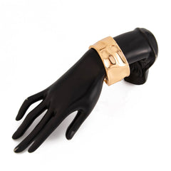 Beaten Finish 18K Gold Silver Anti Tarnish Kada Bangle Bracelet For Women