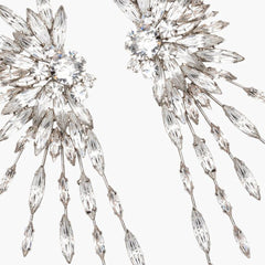 Sparkle Solitaire Cubic Zirconia Silver Dangler Earring For Women Group5