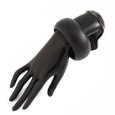 Round Wooden Black Brown Cuff Kada Bracelet For Women