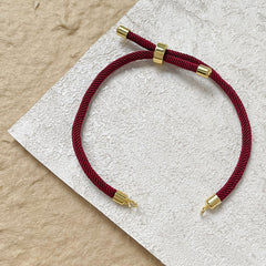 Blue Brown Green Stylish Gold Plated Plain Thread Bracelet For Women