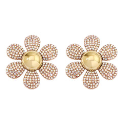 Rainbow Pearl Multi Gemstone 18K Gold Plated Stud Anti Tarnish Earring For Women Group5