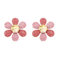 Rainbow Pearl Multi Gemstone 18K Gold Plated Stud Anti Tarnish Earring For Women Group5