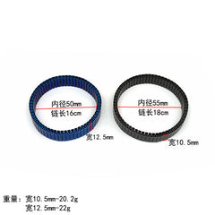 Black Stackable Stainless Steel Anti Tarnish Adjustable Watch Stripe Elastic Bracelet For Women