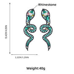 Gold Silver Green Black Multi Gemstone Anti Tarnish Dangler Drop Earring For Women