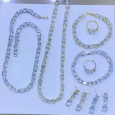 Solitaire Cubic Zirconia 18K Gold Anti Tarnish Adjustable Ring For Women