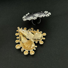 Heart 18K Gold Adjustable Ring For Women