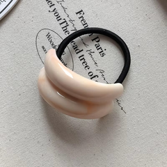 Curve Acrylic Multicolour Hair Band Rubber Band Hair Accessories For Women Kids