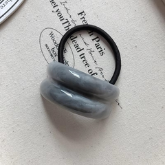 Curve Acrylic Multicolour Hair Band Rubber Band Hair Accessories For Women Kids