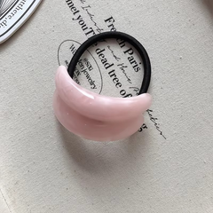 Curve Acrylic Multicolour Hair Band Rubber Band Hair Accessories For Women Kids