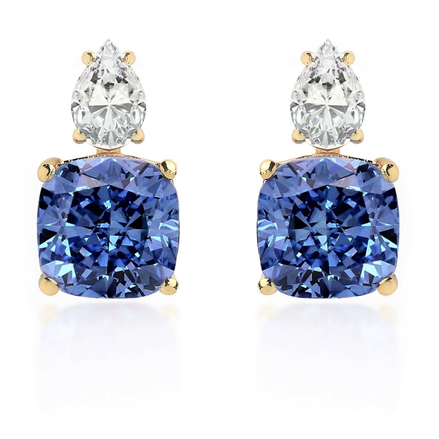 Titanic Blue Crystal Studs