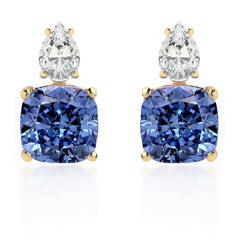 Titanic Blue Crystal Studs